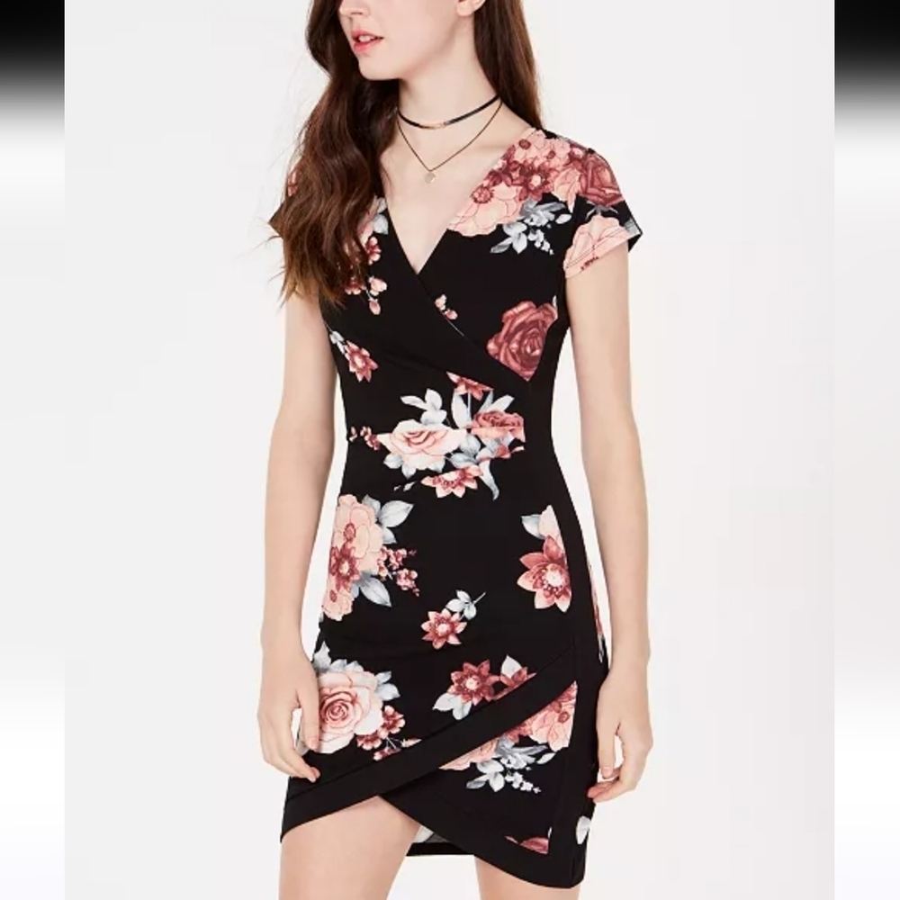 Almoust Famous Women's Framed Wrap Dress Size M